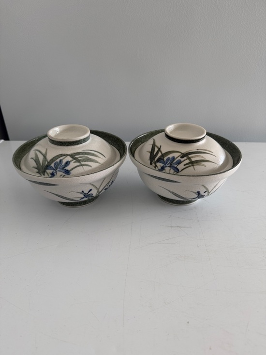 Other - Vintage Japanese bowls with lids. New in box. Made in Japan.